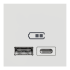 USB розетка, біла, 2 модулі, Unica New - Schneider Electric [NU301818]