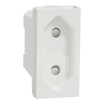 Розетка, біла, 10 А, 1 модуль, Unica New - Schneider Electric [NU303118]