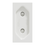 Розетка, біла, 10 А, 1 модуль, Unica New - Schneider Electric [NU303118]