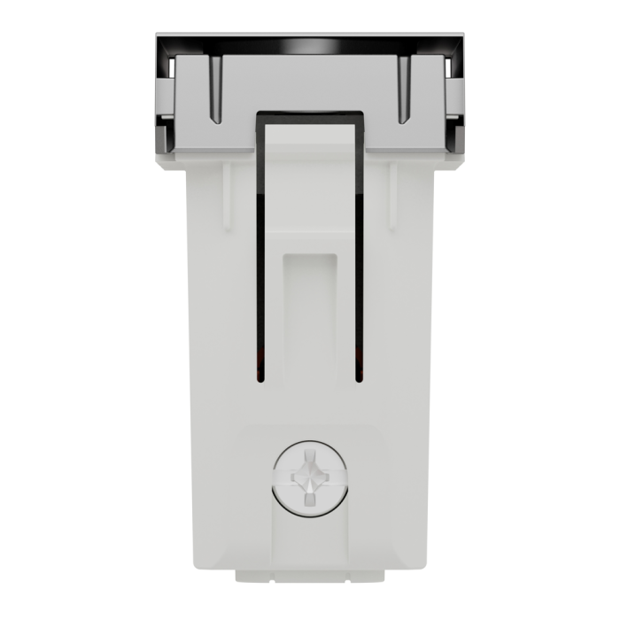 Розетка, 10 А, 1 модуль, алюмінієва, Unica New, Schneider Electric [NU303130]