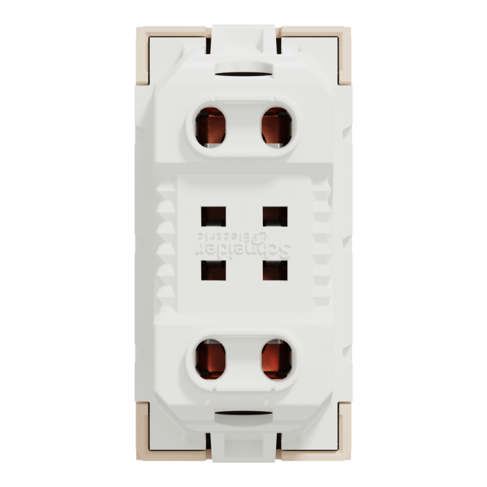 Розетка, 10 А, 1 модуль, Unica New, Schneider Electric [NU303144]