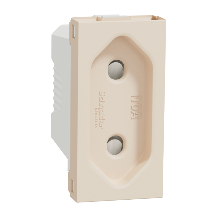 Розетка, 10 А, 1 модуль, Unica New, Schneider Electric [NU303144]