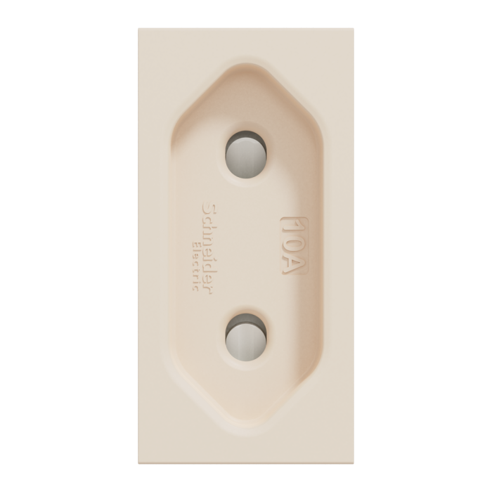 Розетка, 10 А, 1 модуль, Unica New, Schneider Electric [NU303144]