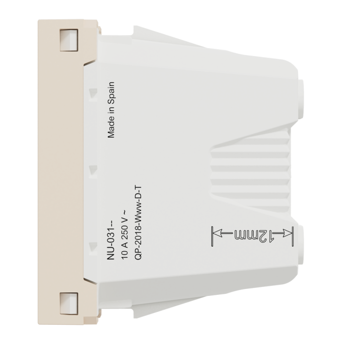 Розетка, 10 А, 1 модуль, Unica New, Schneider Electric [NU303144]