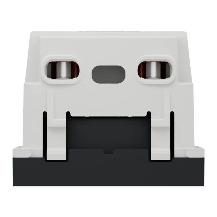 Розетка, 16 А, 2 модулі, чорна, Unica New, Schneider Electric [NU303354]