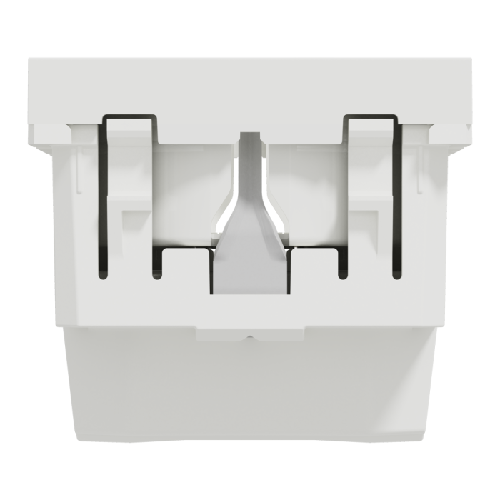 Розетка, 16 А, 2 модулі, біла, Unica New, Schneider Electric [NU303618]
