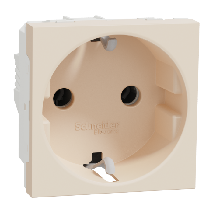 Розетка, 16 А, 2 модулі, Unica New, Schneider Electric [NU303644]