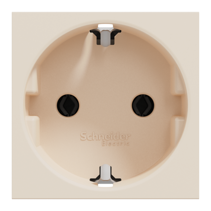 Розетка, 16 А, 2 модулі, Unica New, Schneider Electric [NU303644]