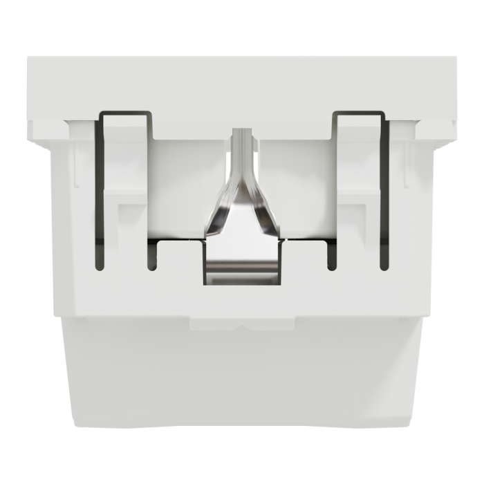 Розетка, 16 А, 2 модулі, біла, Unica New, Schneider Electric [NU303718]