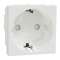 Розетка, 16 А, 2 модулі, біла, Unica New, Schneider Electric [NU303718]