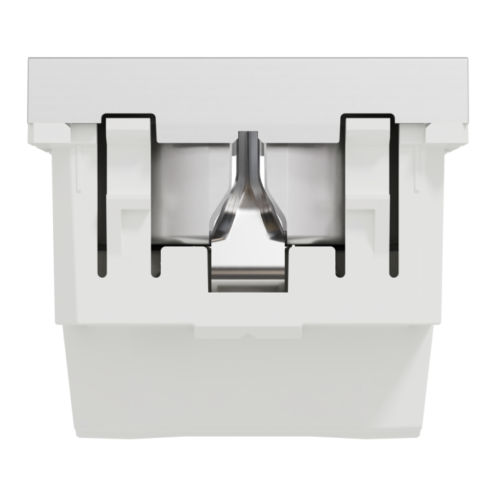 Розетка, 16 А, 2 модулі, алюмінієва, Unica New, Schneider Electric [NU303730]