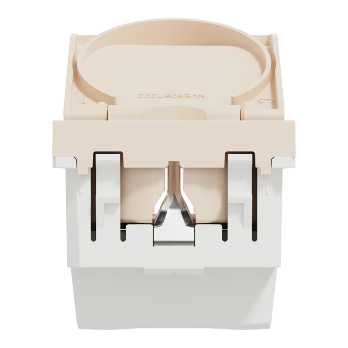 Розетка, 16 А, 2 модулі, Unica New, Schneider Electric [NU303744TA]