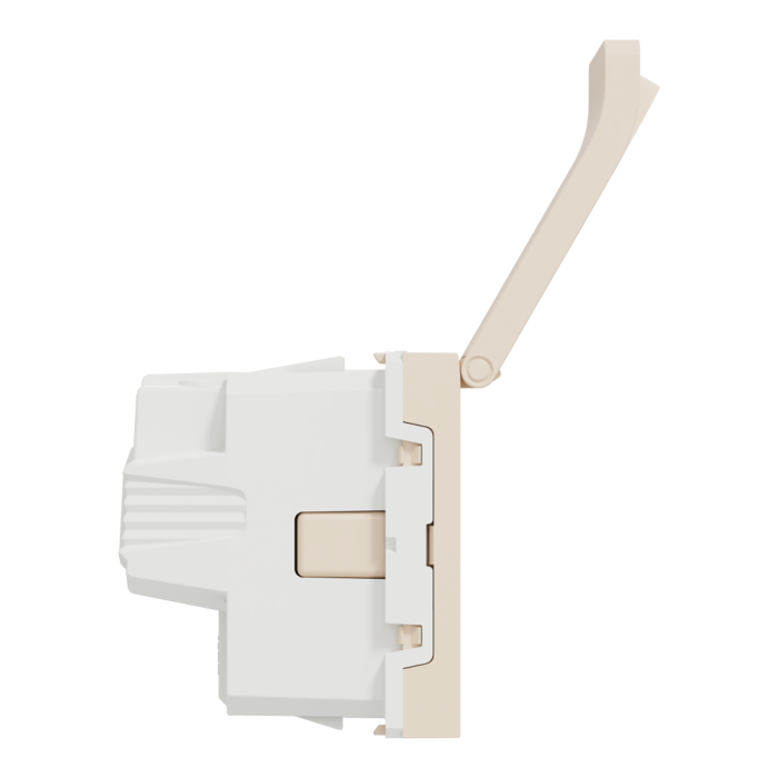 Розетка, 16 А, 2 модулі, Unica New, Schneider Electric [NU303744TA]