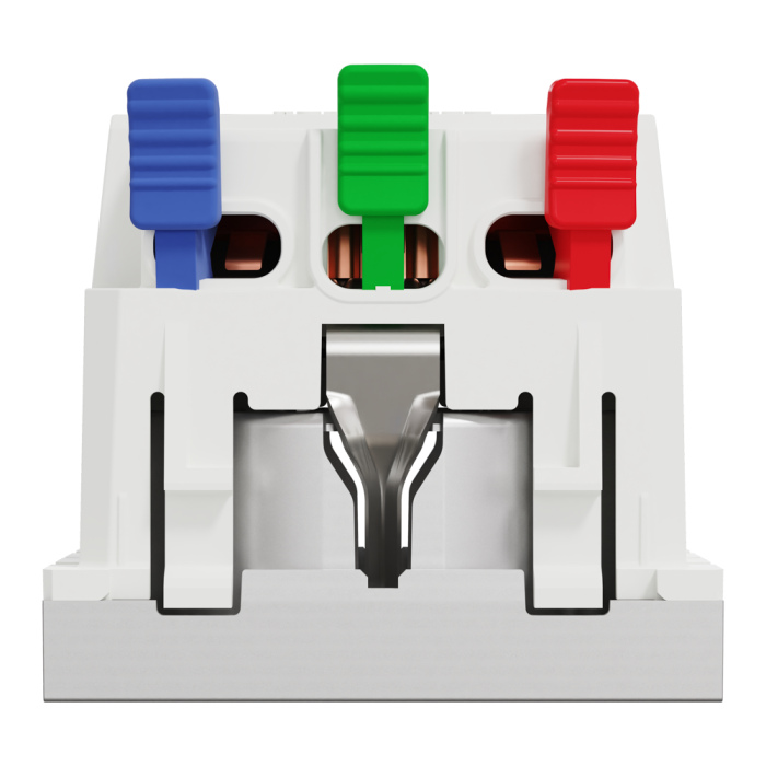 Розетка, 16 А, 2 модулі, алюмінієва, Unica New, Schneider Electric [NU305730]