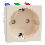 Розетка, 16 А, 2 модулі, Unica New - Schneider Electric [NU305744]