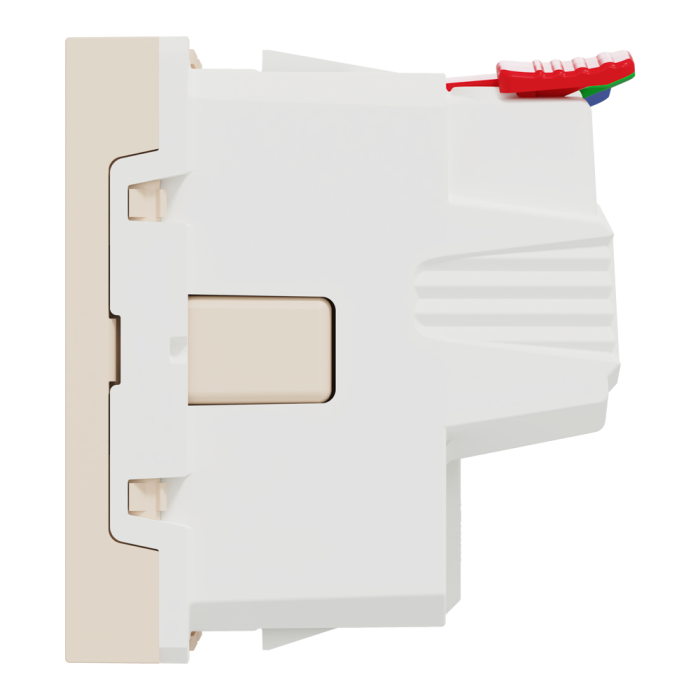 Розетка, 16 А, 2 модулі, Unica New, Schneider Electric [NU305744]