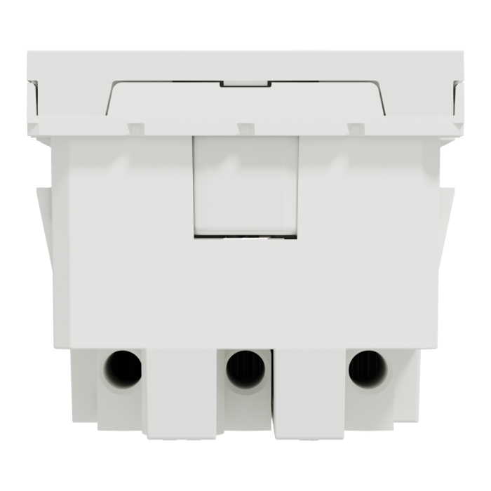 Розетка, 16 А, 4 модулі, біла, Unica New, Schneider Electric [NU306718A]
