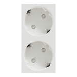 Розетка, біла, 16 А, 4 модулі, Unica New - Schneider Electric [NU306718A]