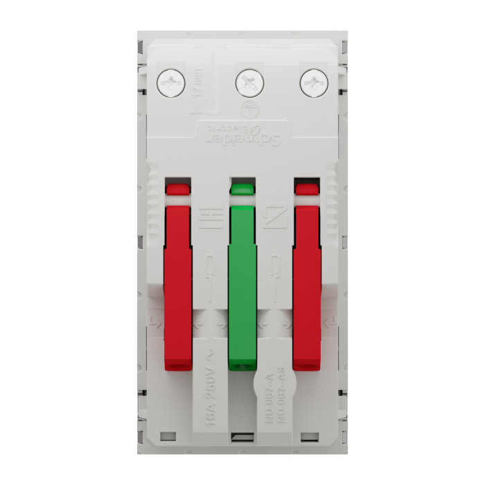 Розетка, 16 А, 4 модулі, алюмінієва, Unica New, Schneider Electric [NU306730A]