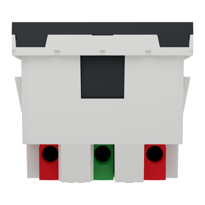 Розетка, 16 А, 4 модулі, чорна, Unica New, Schneider Electric [NU306754A]