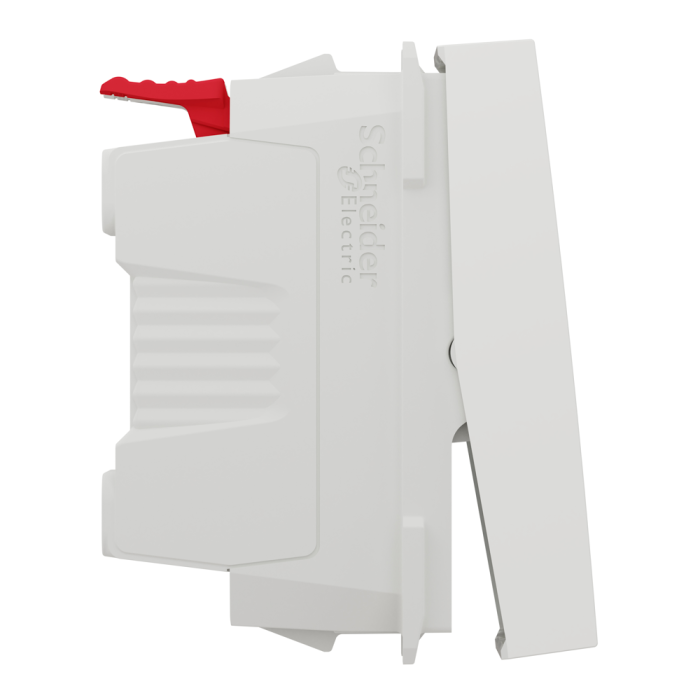 Вимикач, 1-клавішний, 10 А, 1 модуль, білий, Unica New, Schneider Electric [NU310118]