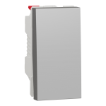 Вимикач, алюмінієвий, 1-клавішний, 10 А, 1 модуль, Unica New - Schneider Electric [NU310130]