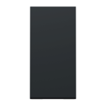 Вимикач, чорний, 1-клавішний, 10 А, 1 модуль, Unica New - Schneider Electric [NU310154]