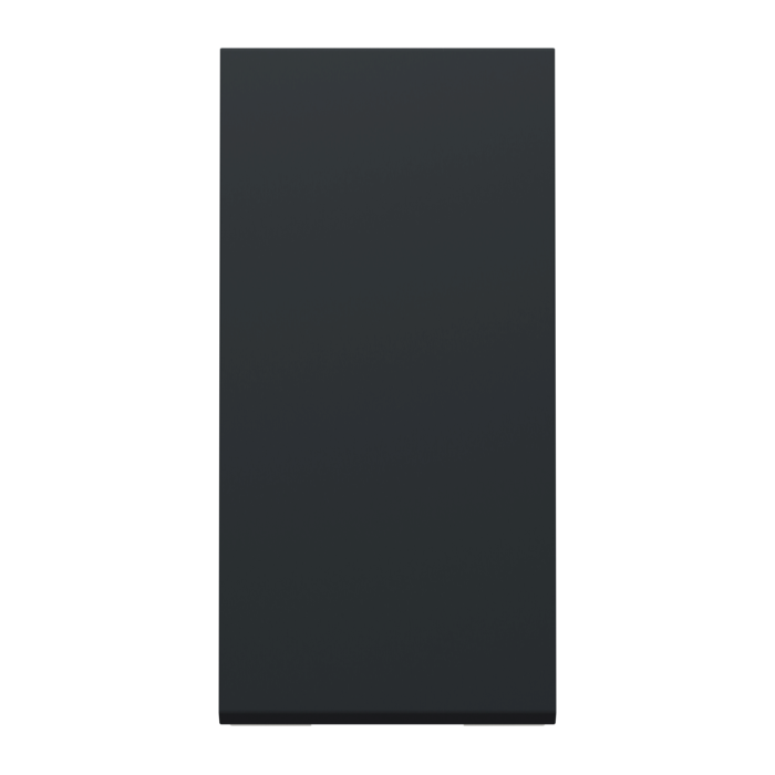 Вимикач, 1-клавішний, 10 А, 1 модуль, чорний, Unica New, Schneider Electric [NU310154]