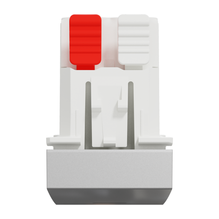 Вимикач, 1-клавішний, 10 А, 1 модуль, алюмінієвий, Unica New, Schneider Electric [NU310330S]