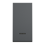 Вимикач, чорний, 1-клавішний, 10 А, 1 модуль, Unica New - Schneider Electric [NU310354S]