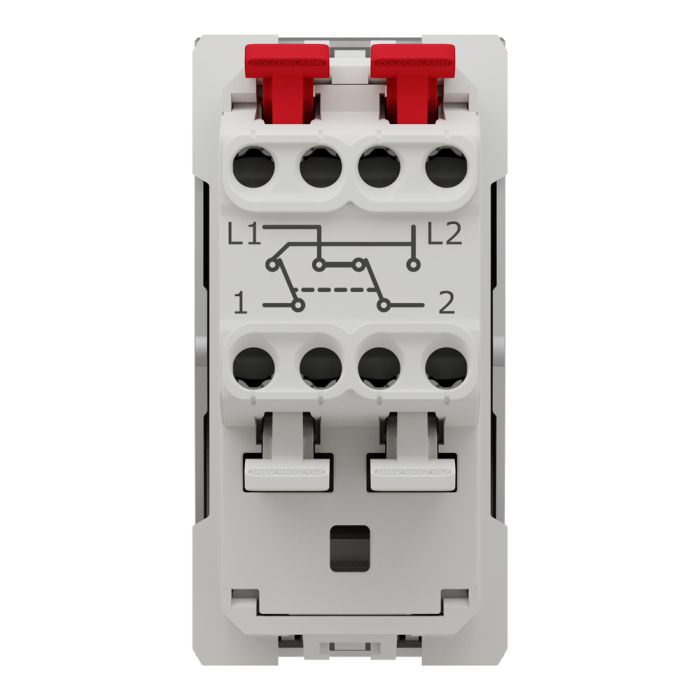 Вимикач, 1-клавішний, 10 А, 1 модуль, алюмінієвий, Unica New, Schneider Electric [NU310530]