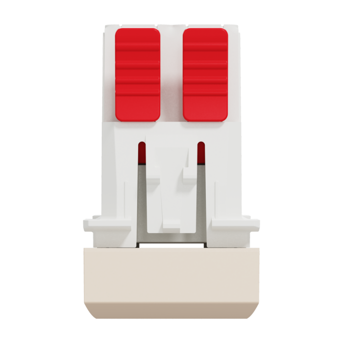 Перехресний перемикач, 1-клавішний, 10 А, 1 модуль, Unica New, Schneider Electric [NU310544]