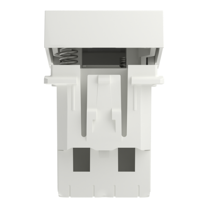 Кнопка, 1-клавішна, 10 А, 1 модуль, біла, Unica New, Schneider Electric [NU310618]