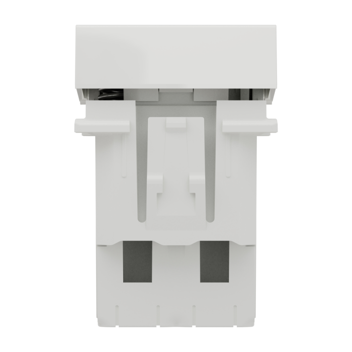 Кнопка, 1-клавішна, 10 А, 1 модуль, біла, Unica New, Schneider Electric [NU310618N]