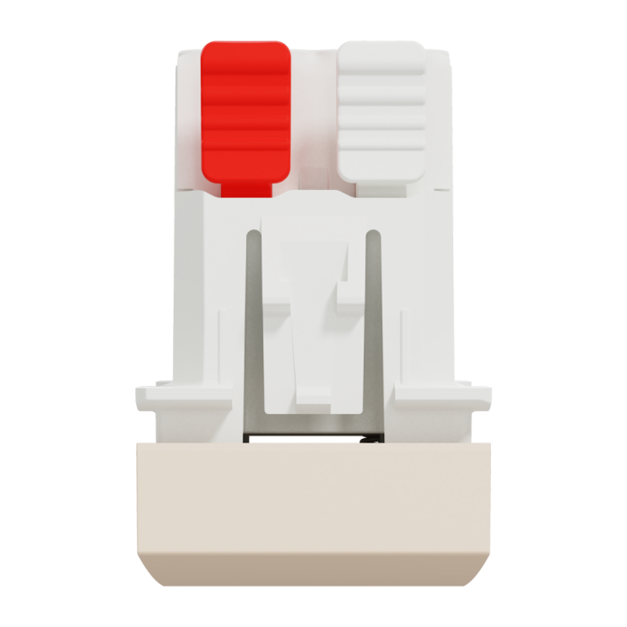 Кнопковий перемикач, 1-клавішний, 10 А, 1 модуль, Unica New, Schneider Electric [NU310644]