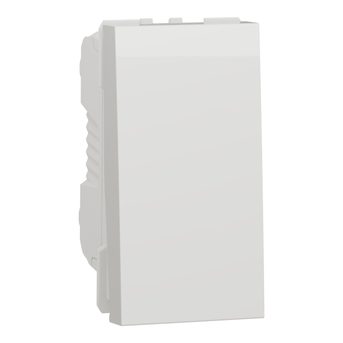 Вимикач, 1-клавішний, 16 А, 1 модуль, білий, Unica New, Schneider Electric [NU316118]