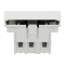 Вимикач, 1-клавішний, 10 А, 2 модулі, білий, Unica New, Schneider Electric [NU320118]