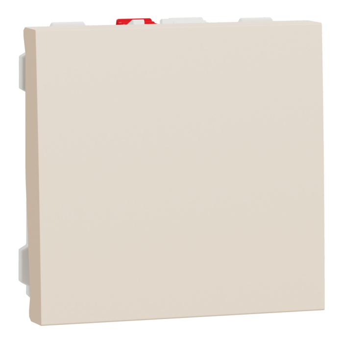 Вимикач, 1-клавішний, 10 А, 2 модулі, Unica New, Schneider Electric [NU320144]