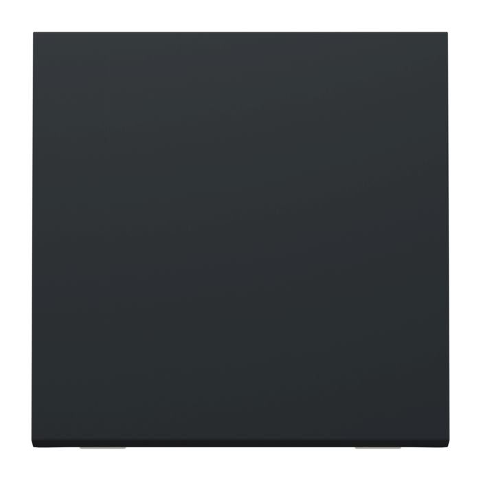 Вимикач, 1-клавішний, 10 А, 2 модулі, чорний, Unica New, Schneider Electric [NU320154]