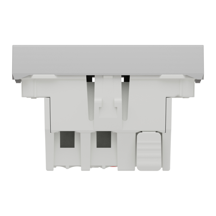 Вимикач, 1-клавішний, 10 А, 2 модулі, алюмінієвий, Unica New, Schneider Electric [NU320330]