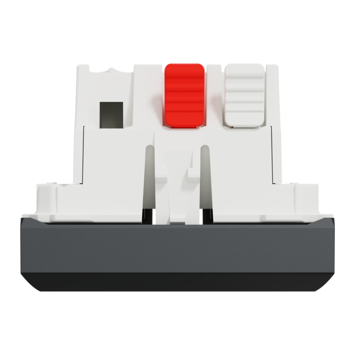 Вимикач, 1-клавішний, 10 А, 2 модулі, чорний, Unica New, Schneider Electric [NU320354]