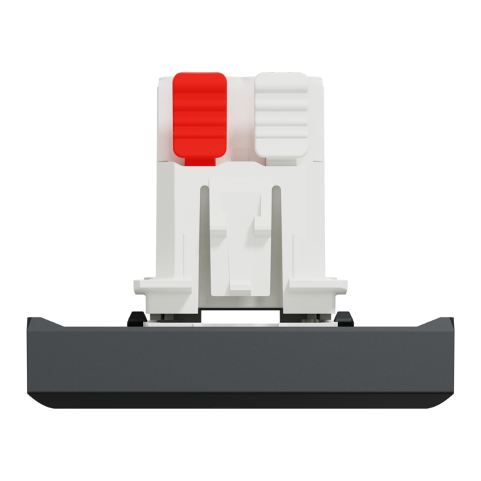 Вимикач, 1-клавішний, 10 А, 2 модулі, чорний, Unica New, Schneider Electric [NU320354S]