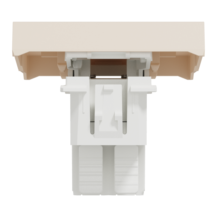 Перехресний перемикач, 1-клавішний, 10 А, 2 модулі, Unica New, Schneider Electric [NU320544]