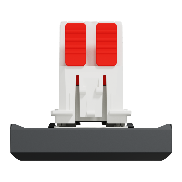 Вимикач, 1-клавішний, 10 А, 2 модулі, чорний, Unica New, Schneider Electric [NU320554]