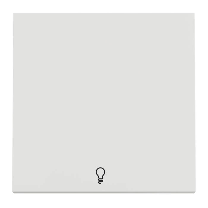 Кнопка, 1-клавішна, 10 А, 2 модулі, біла, Unica New, Schneider Electric [NU320618L]