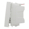 Кнопка, 1-клавішна, 10 А, 2 модулі, біла, Unica New, Schneider Electric [NU320618N]