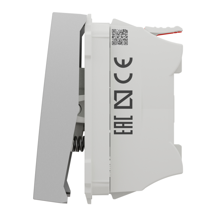 Кнопка, 1-клавішна, 10 А, 2 модулі, алюмінієва, Unica New, Schneider Electric [NU320630]