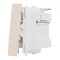 Кнопковий перемикач, 1-клавішний, 10 А, 2 модулі, Unica New, Schneider Electric [NU320644]