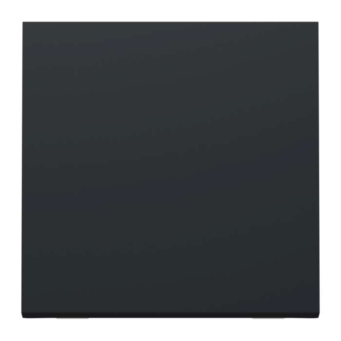 Кнопка, 1-клавішна, 10 А, 2 модулі, чорна, Unica New, Schneider Electric [NU320654]