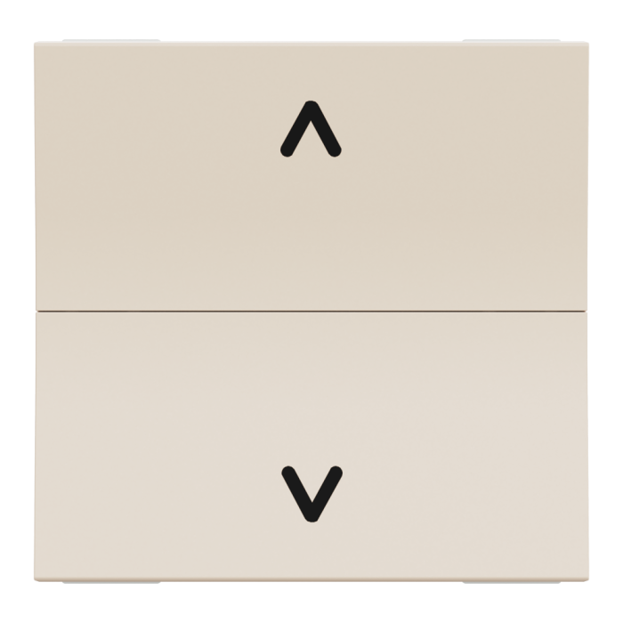 Кнопковий вимикач для жалюзі, 2-клавішний, 6 А, 2 модулі, Unica New, Schneider Electric [NU320744]